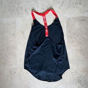 Nike Workout Tank Top size medium in red/black
